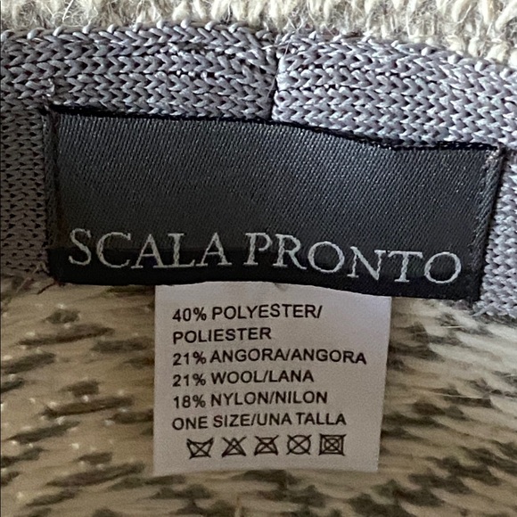 Scala Pronto Polyester/Wool Blend Gray Hat - Picture 2 of 6